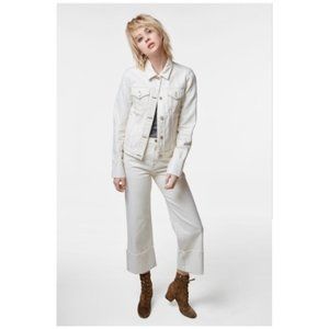 J Brand Joan High-Rise Wide-Leg Crop In Jeans